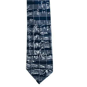MOZART Krawatte Blau