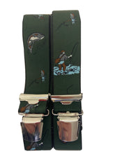 Laden Sie das Bild in den Galerie-Viewer, Hosenträger Fischer Angler Teich (grün)