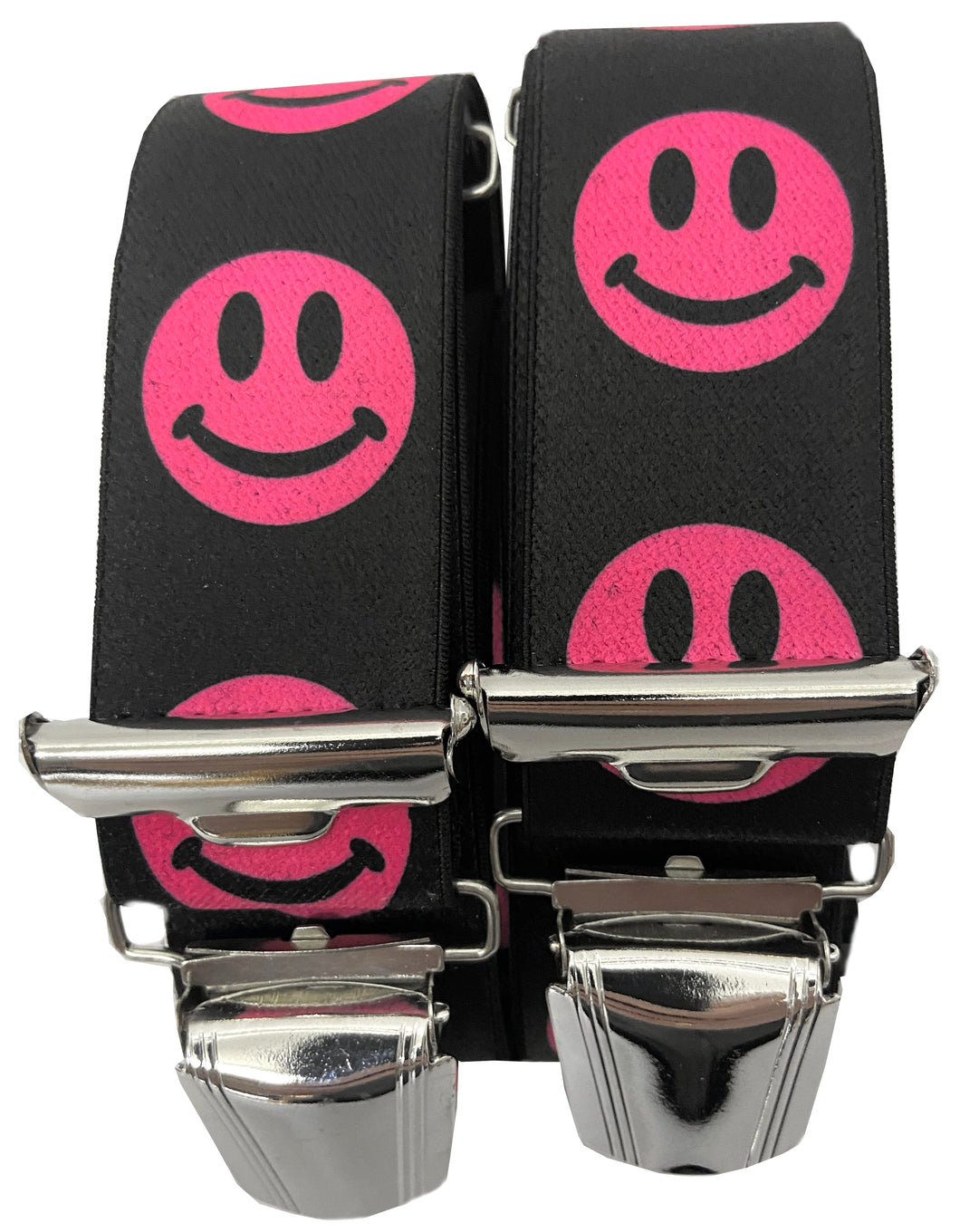 SMILEY - Hosenträger - WITZIG LUSTIG (Pink)