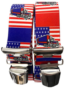 Hosenträger USA TRUCKER AMERIKA - United States of America- (USA-Fahne)