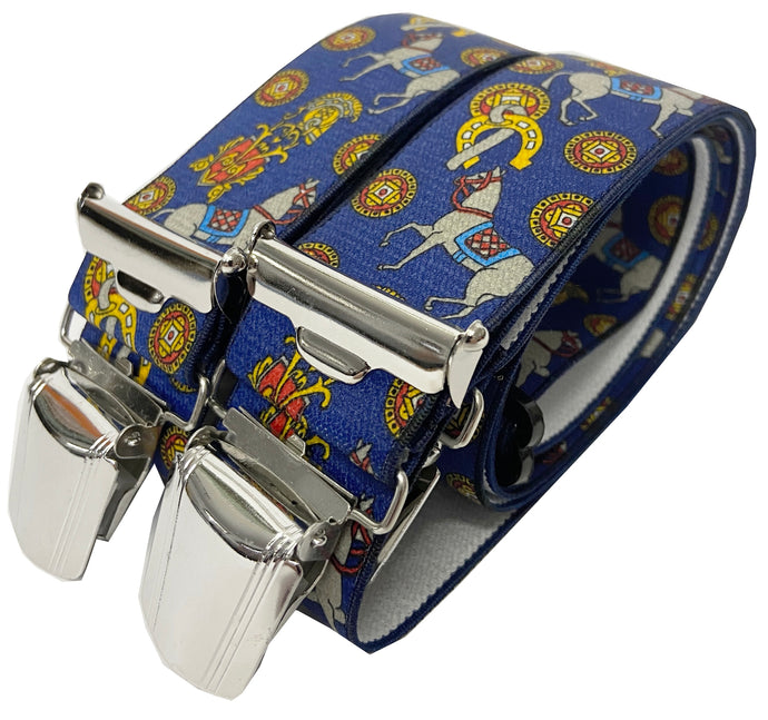 ZIRKUS Hosenträger ZIRKUSPFERD (blau)